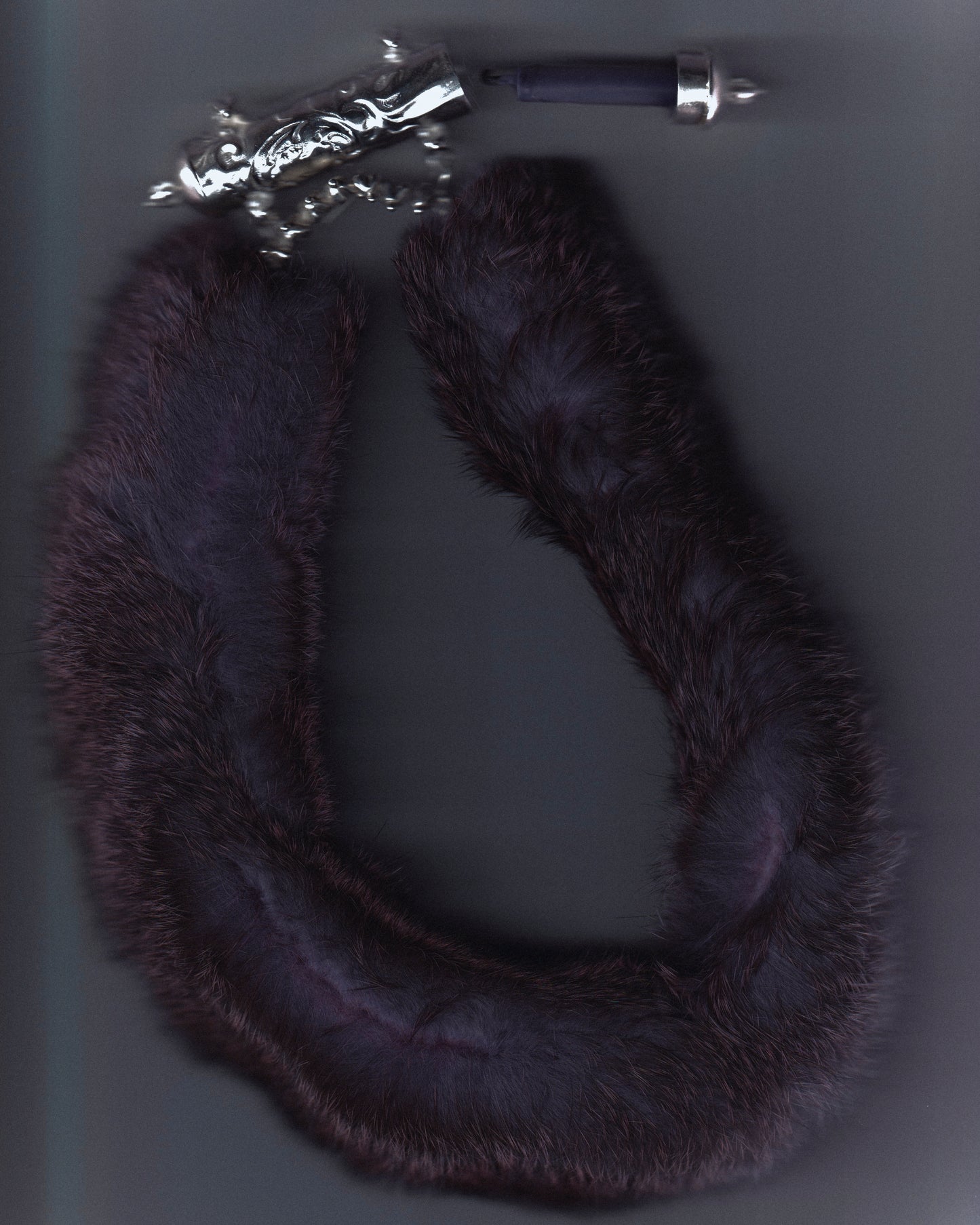 Candle necklace fur