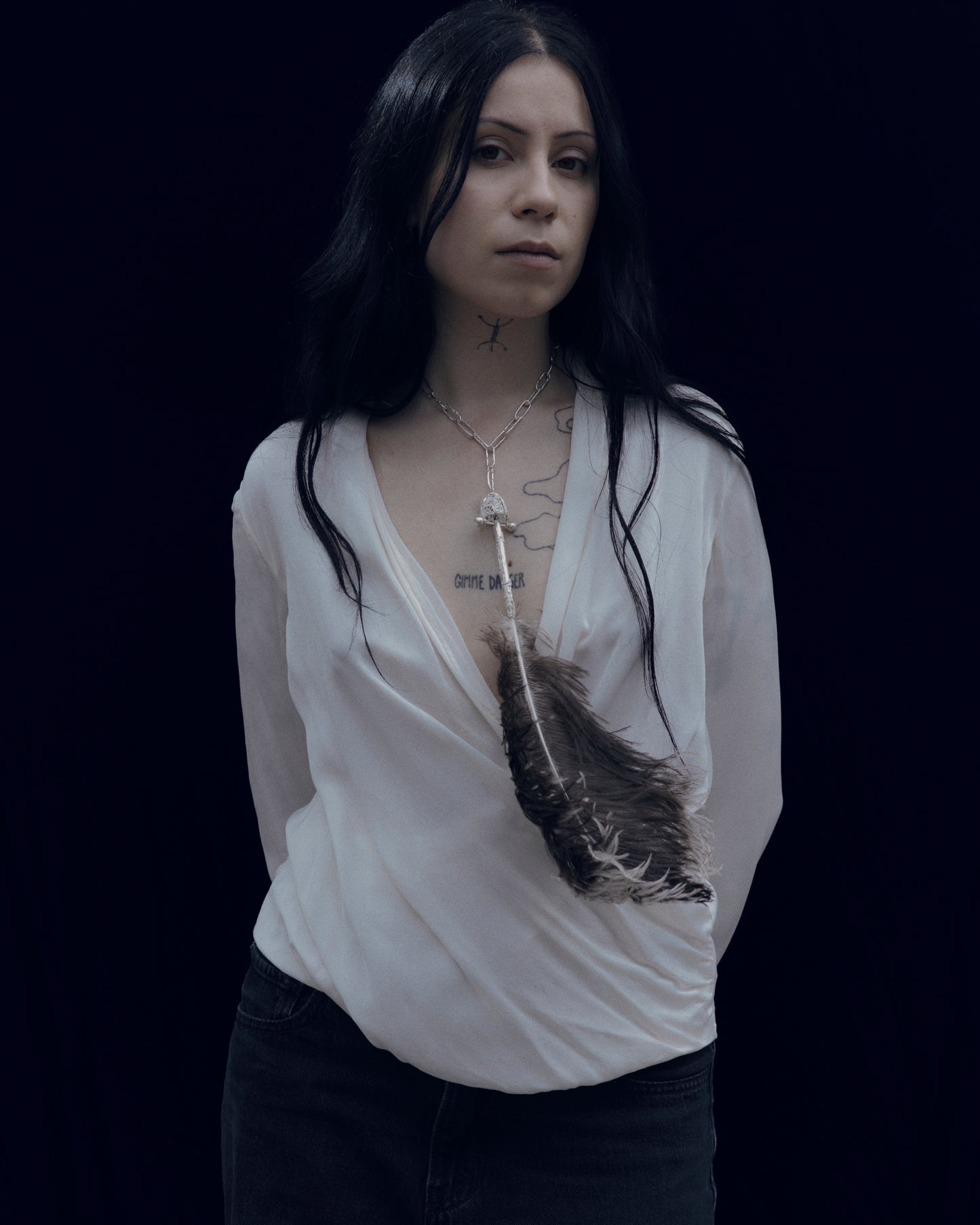 Feather necklace unique edition