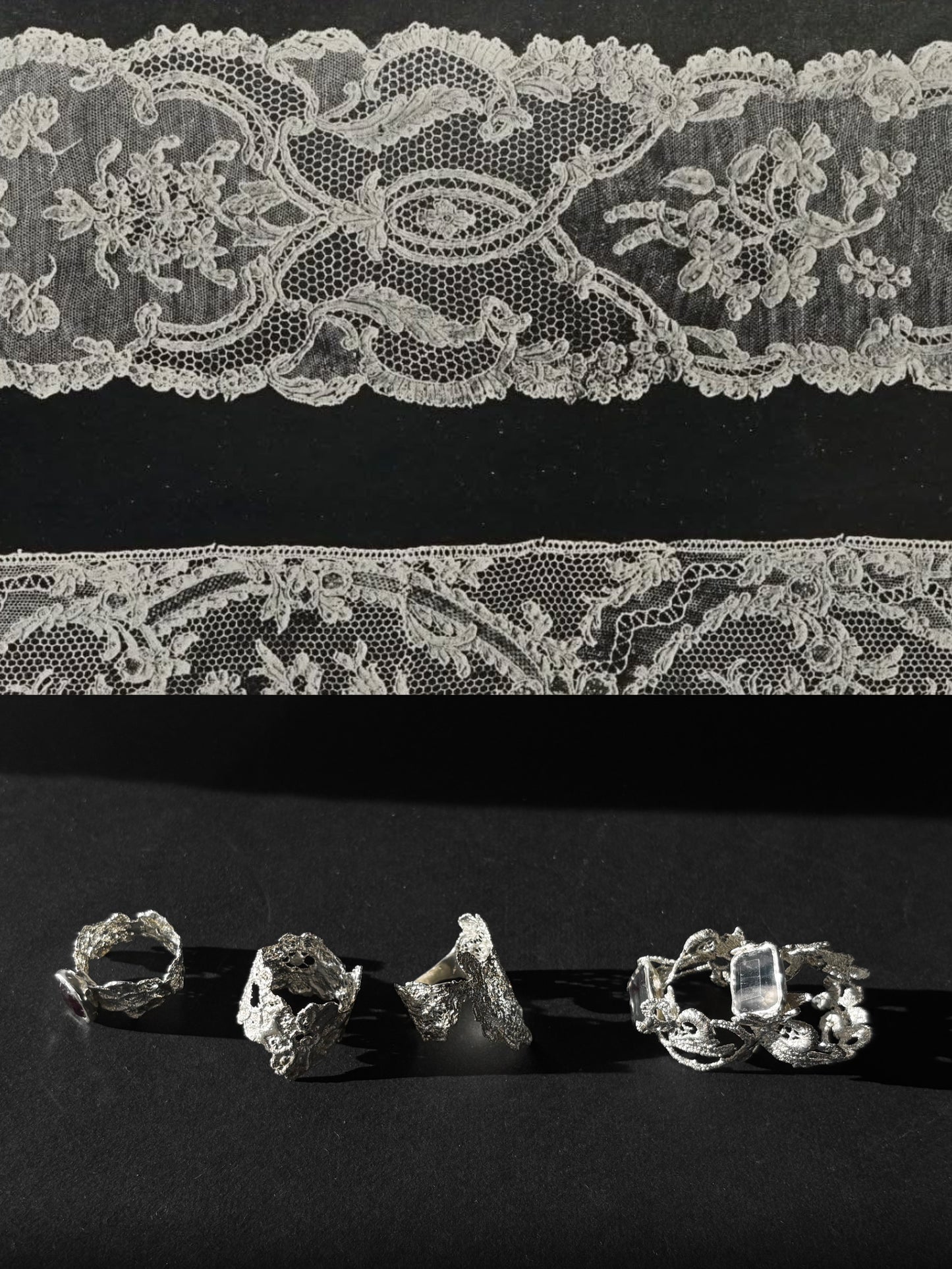 Fluorite lace ring 2