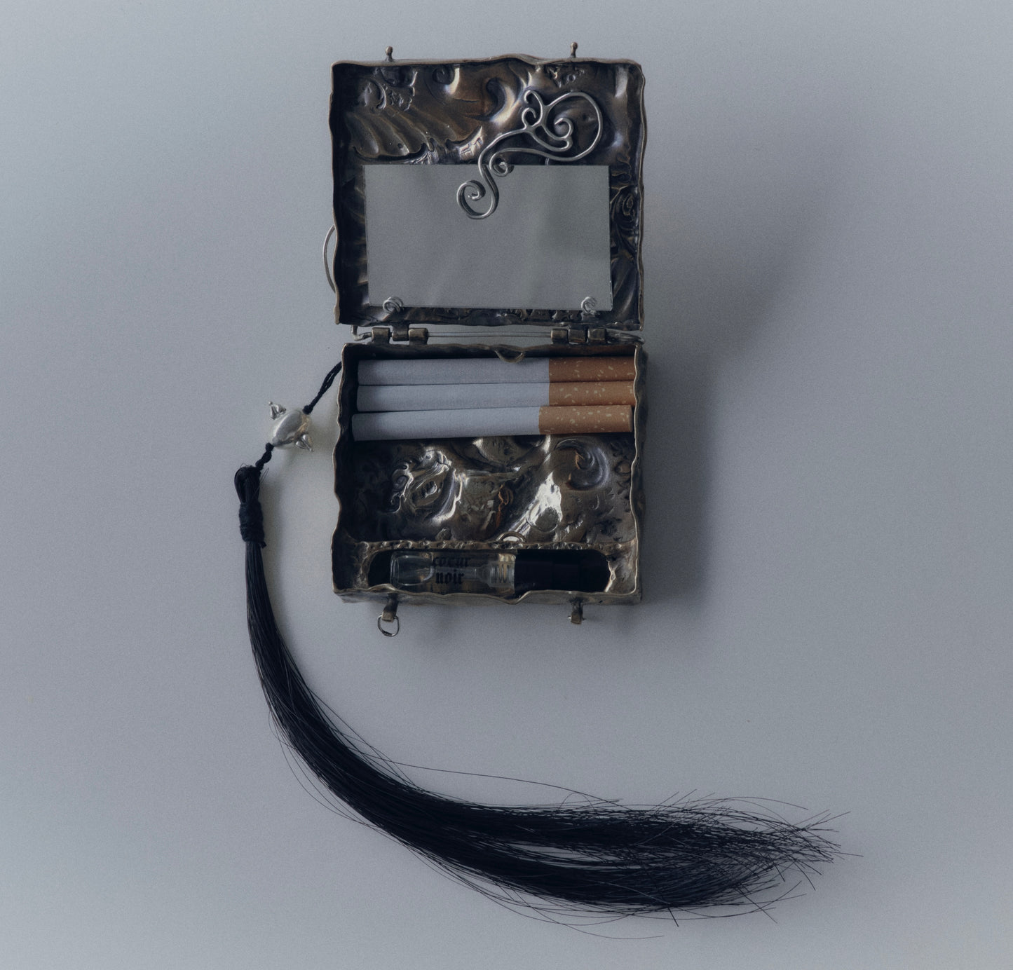 Perfume and cigarette box