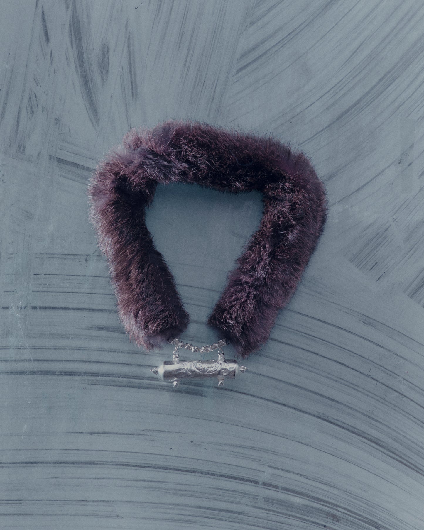 Candle necklace fur