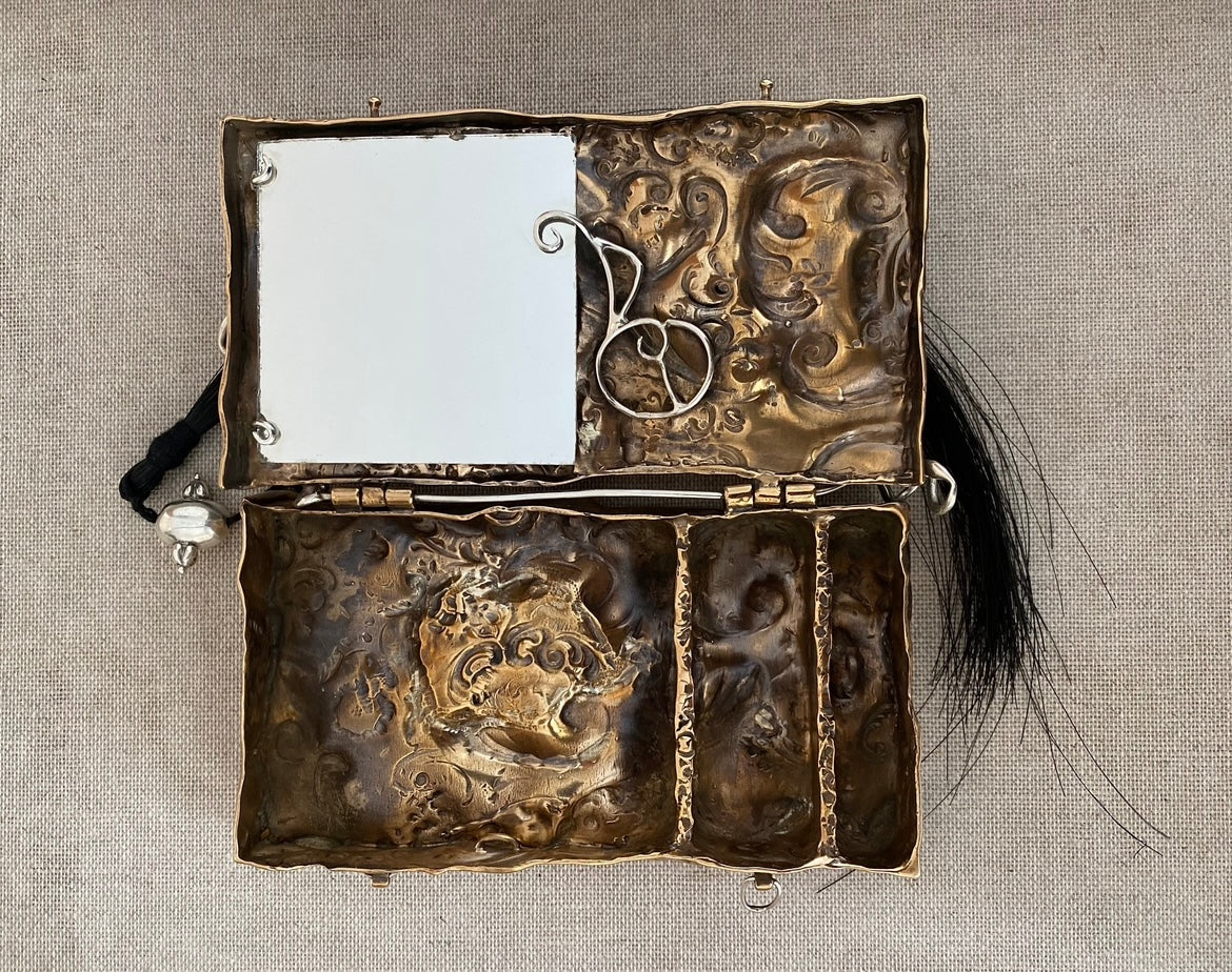 Perfume and cigarette box