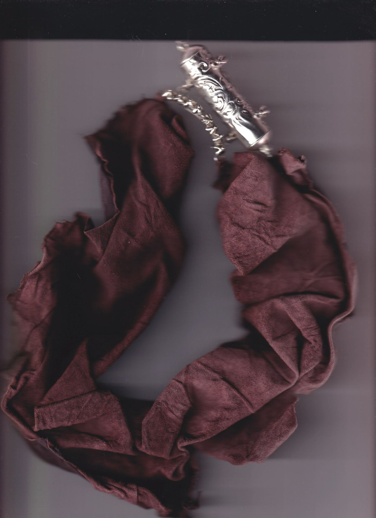 Candle necklace leather
