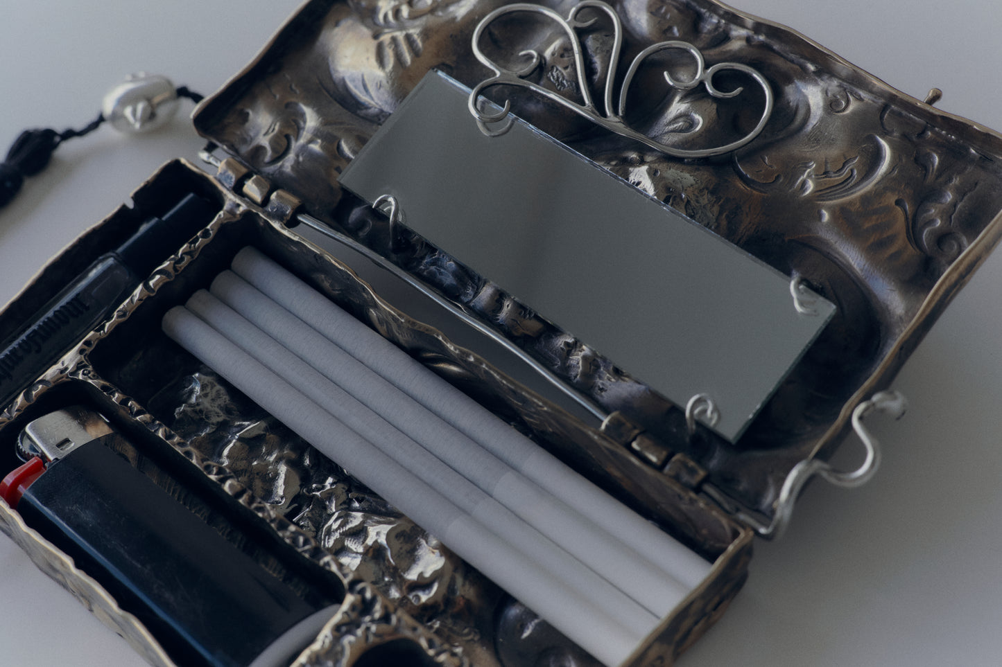 Perfume and cigarette box