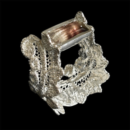 Fern lace ring
