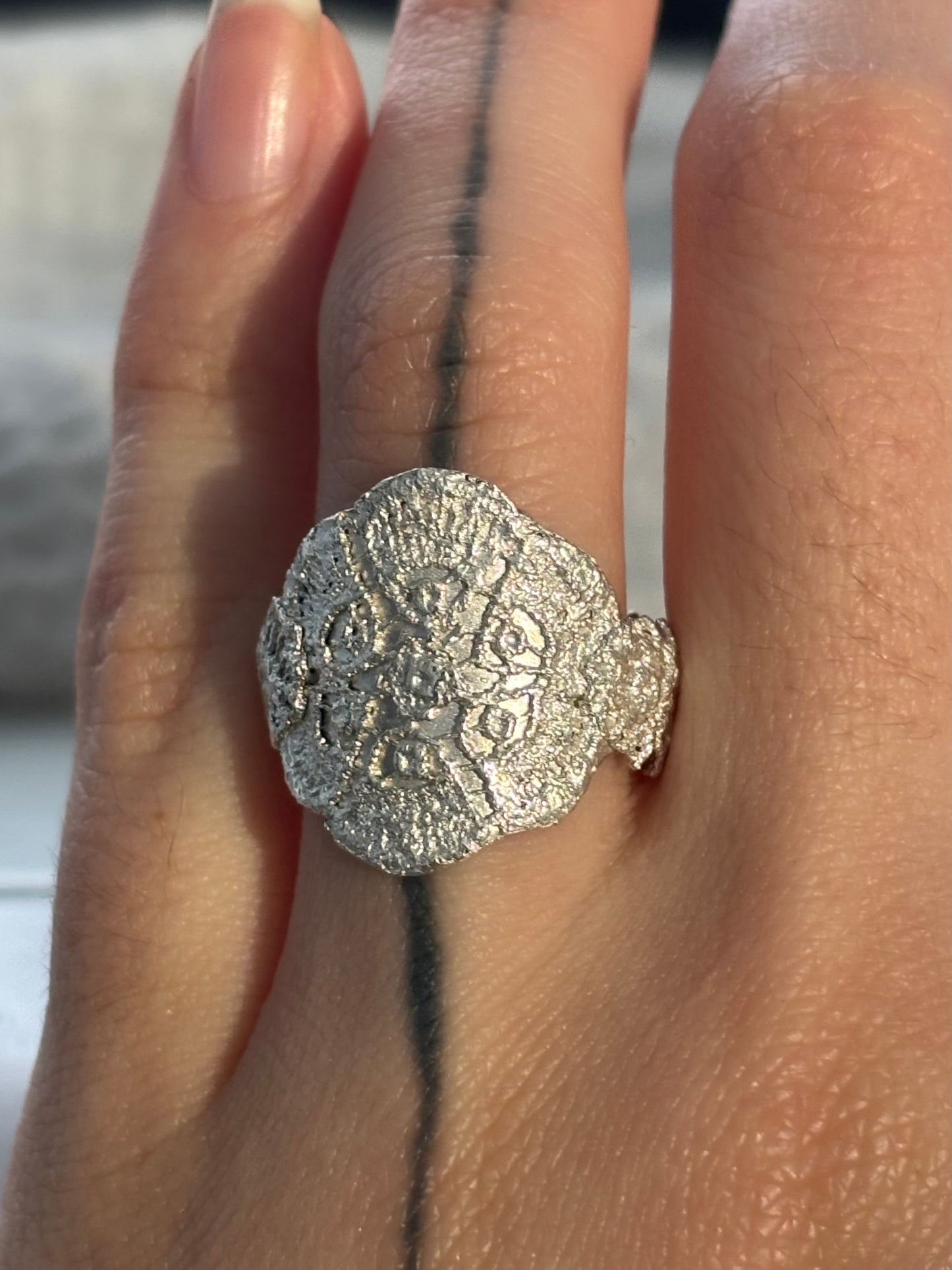 Hydrangea lace ring