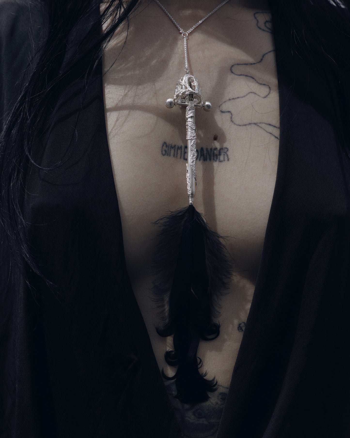 Feather Pen necklace