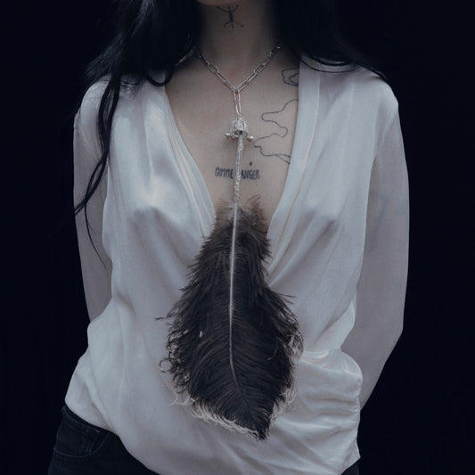 Feather necklace unique edition