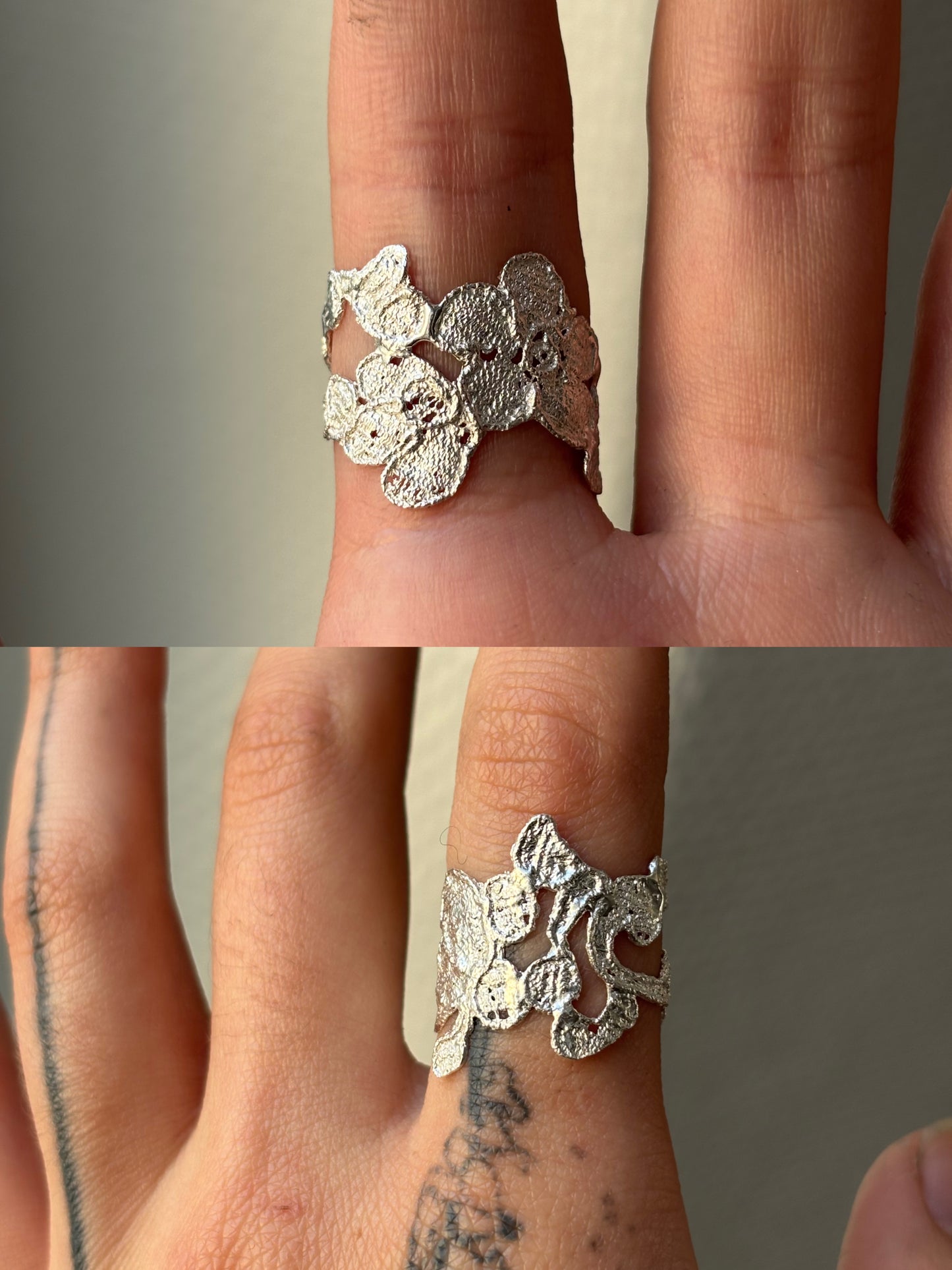 Crocus lace ring