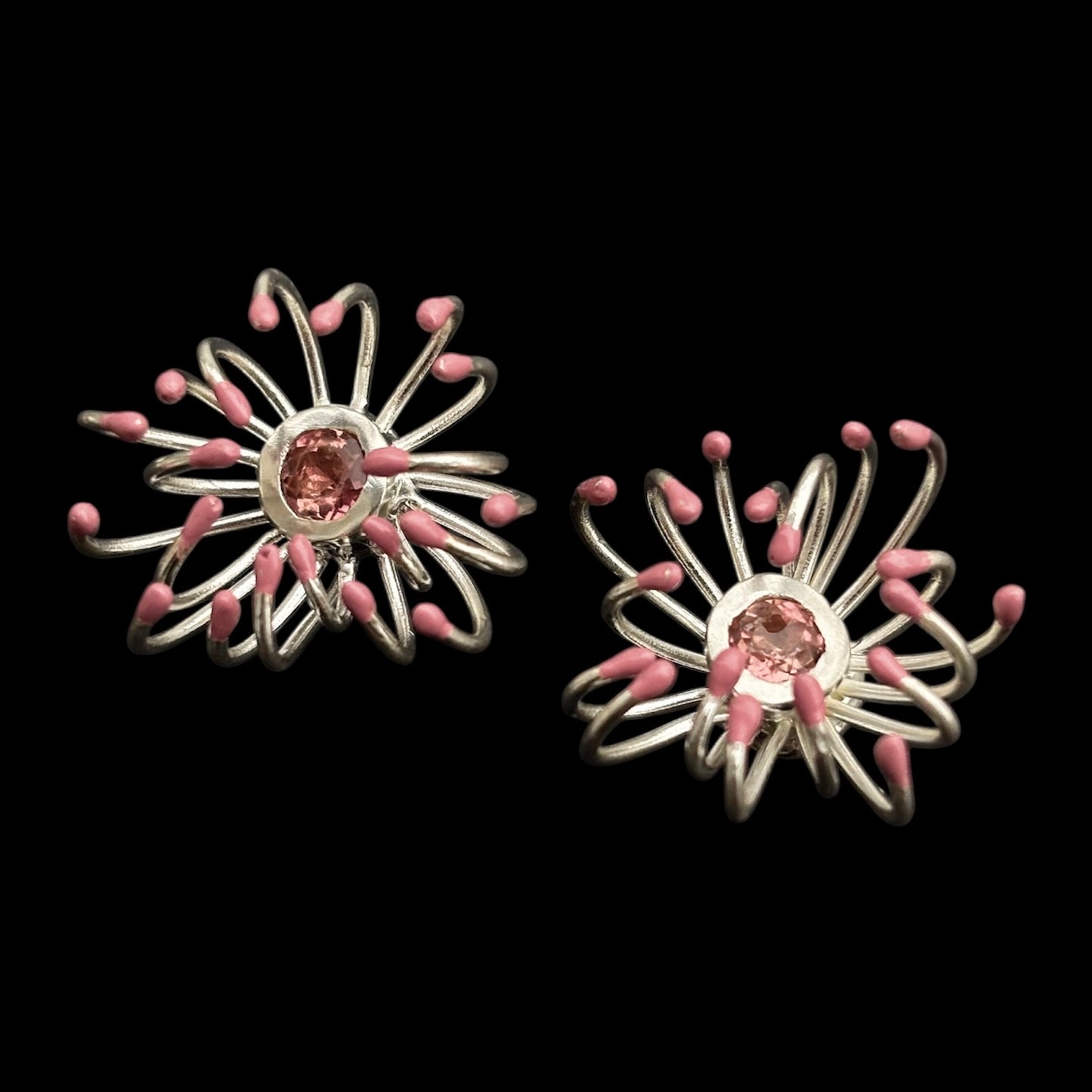 chrysanthemum earrings