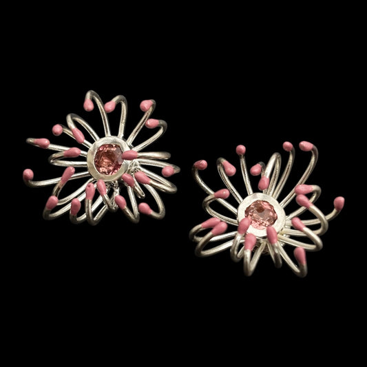 chrysanthemum earrings