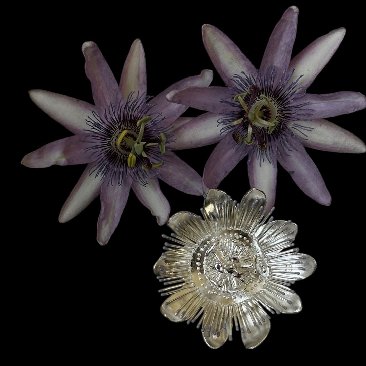 Passiflore brooch