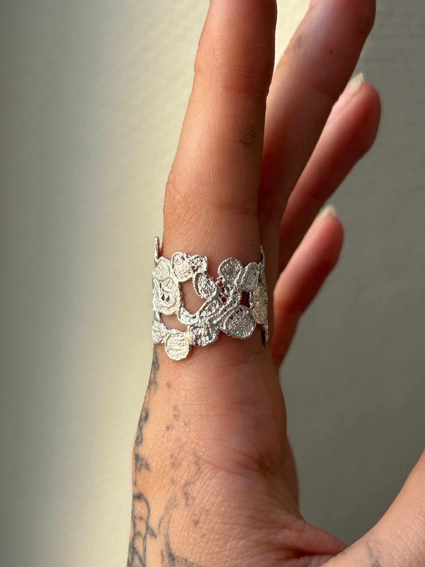 Aster lace ring