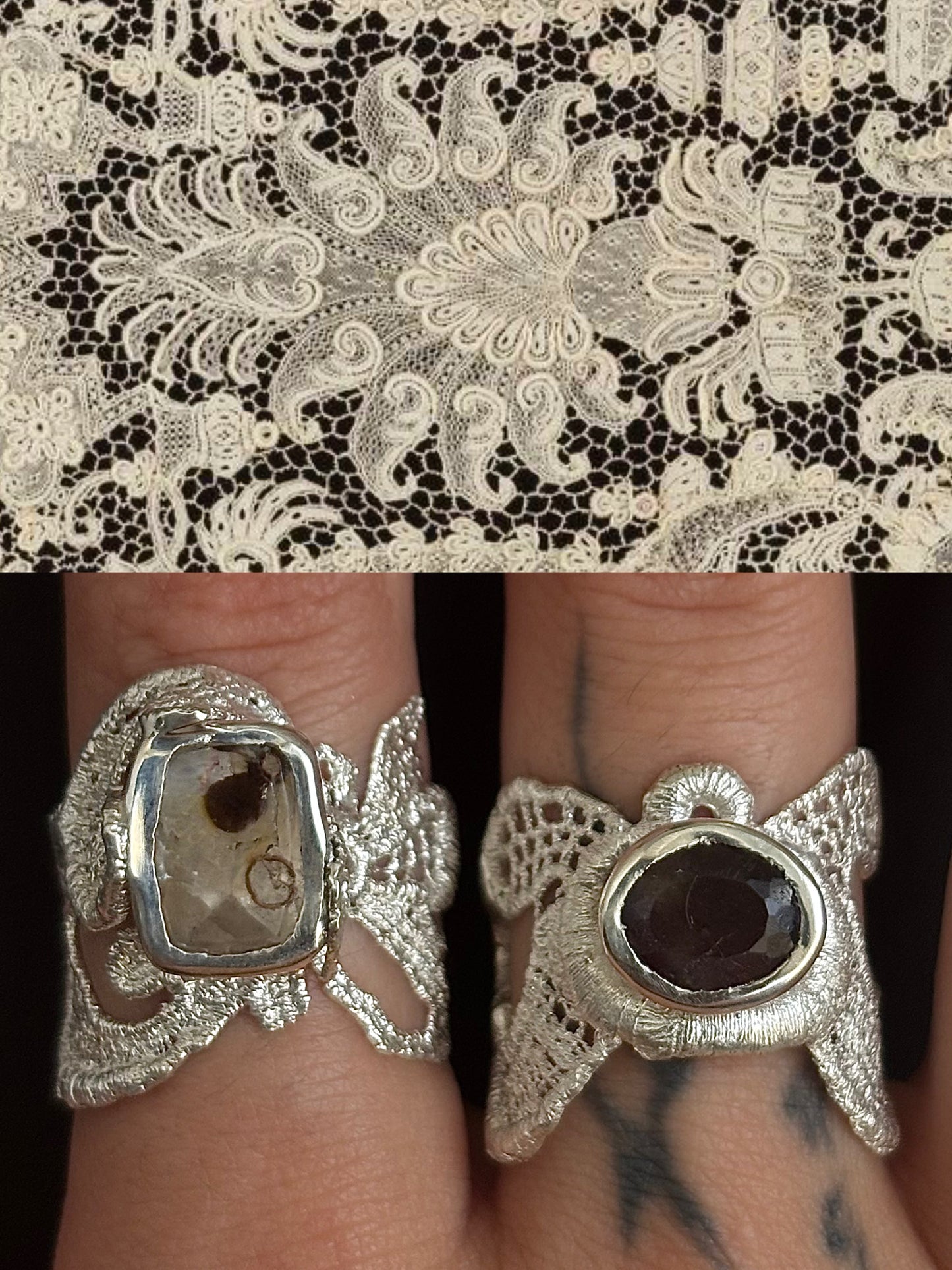 Nettle lace ring