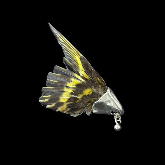 Siskin wing brooch