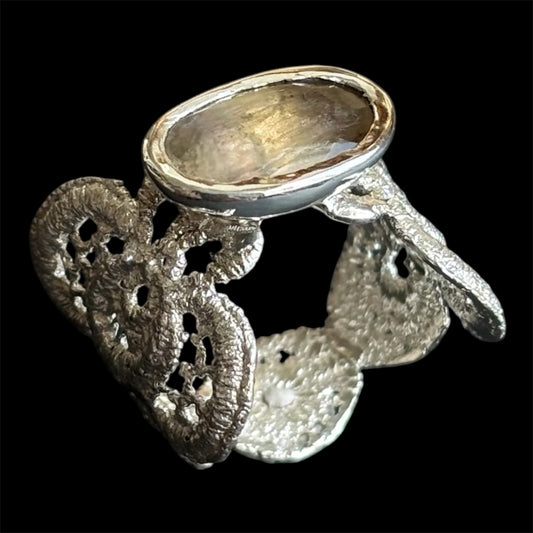 Wisteria lace ring