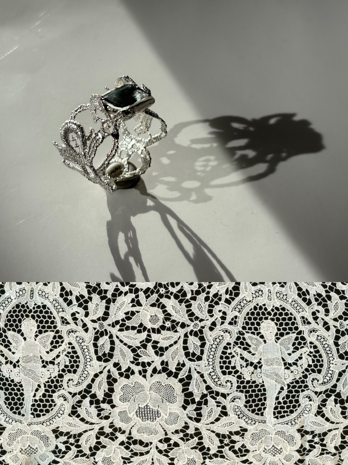 Fluorite lace ring 1