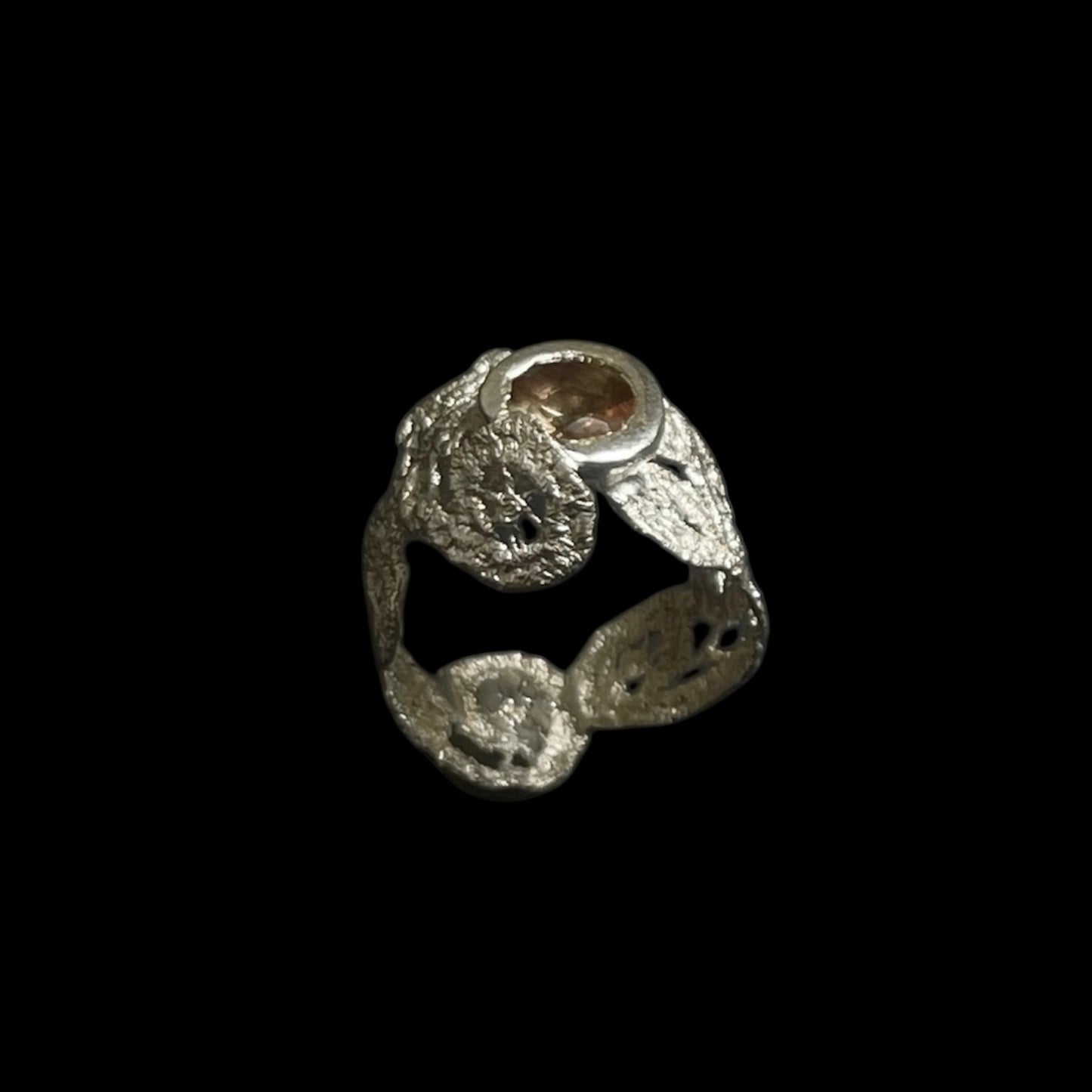 Andalousite lace ring
