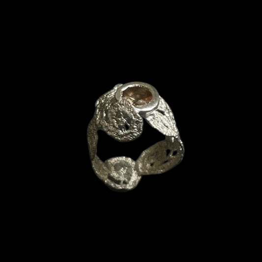 Andalousite lace ring