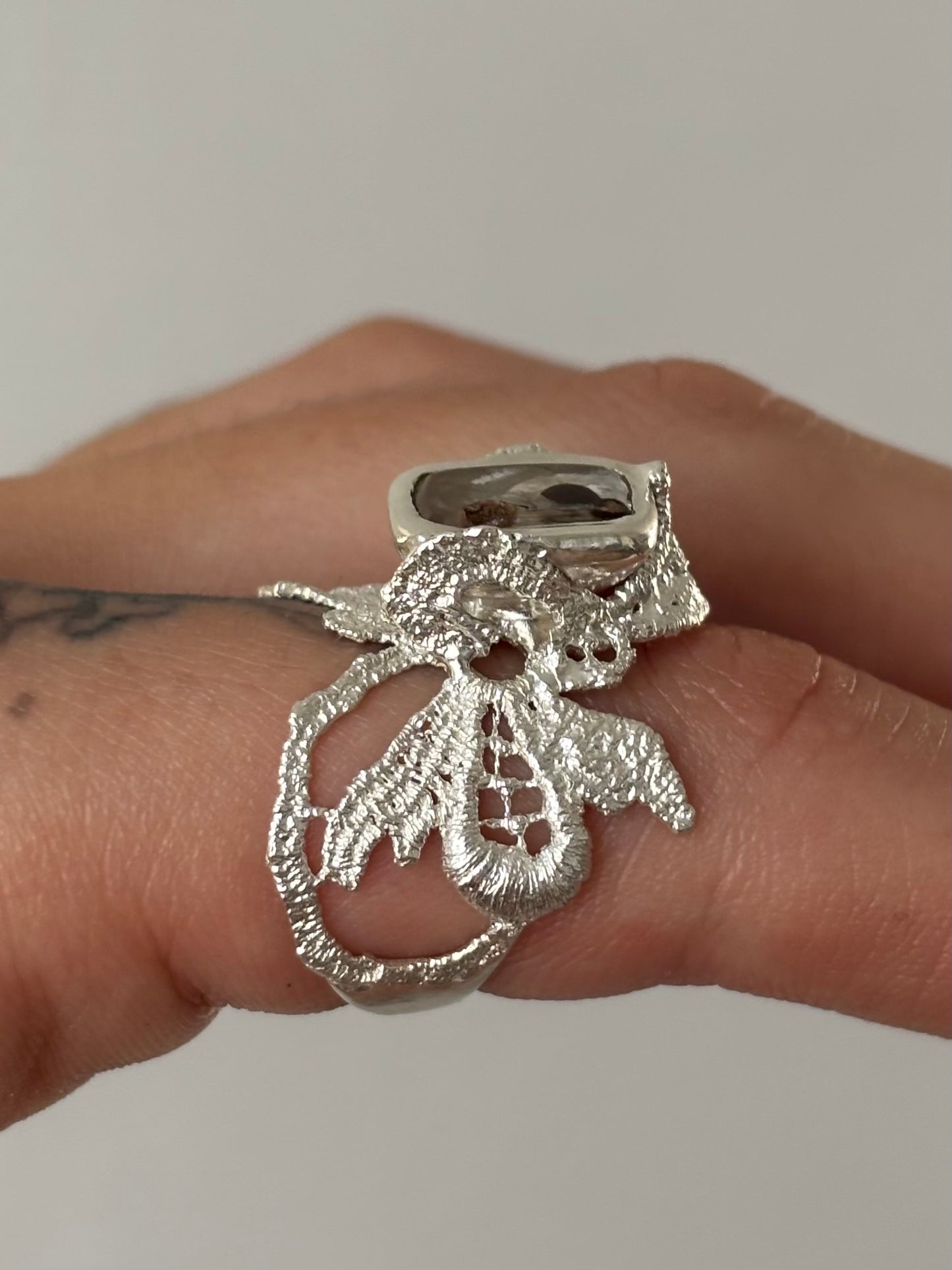 Nettle lace ring