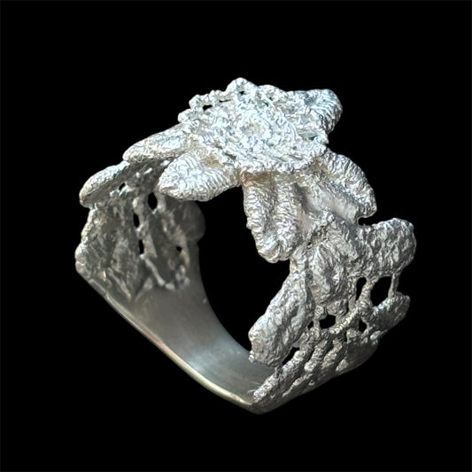 Snowdrop lace ring