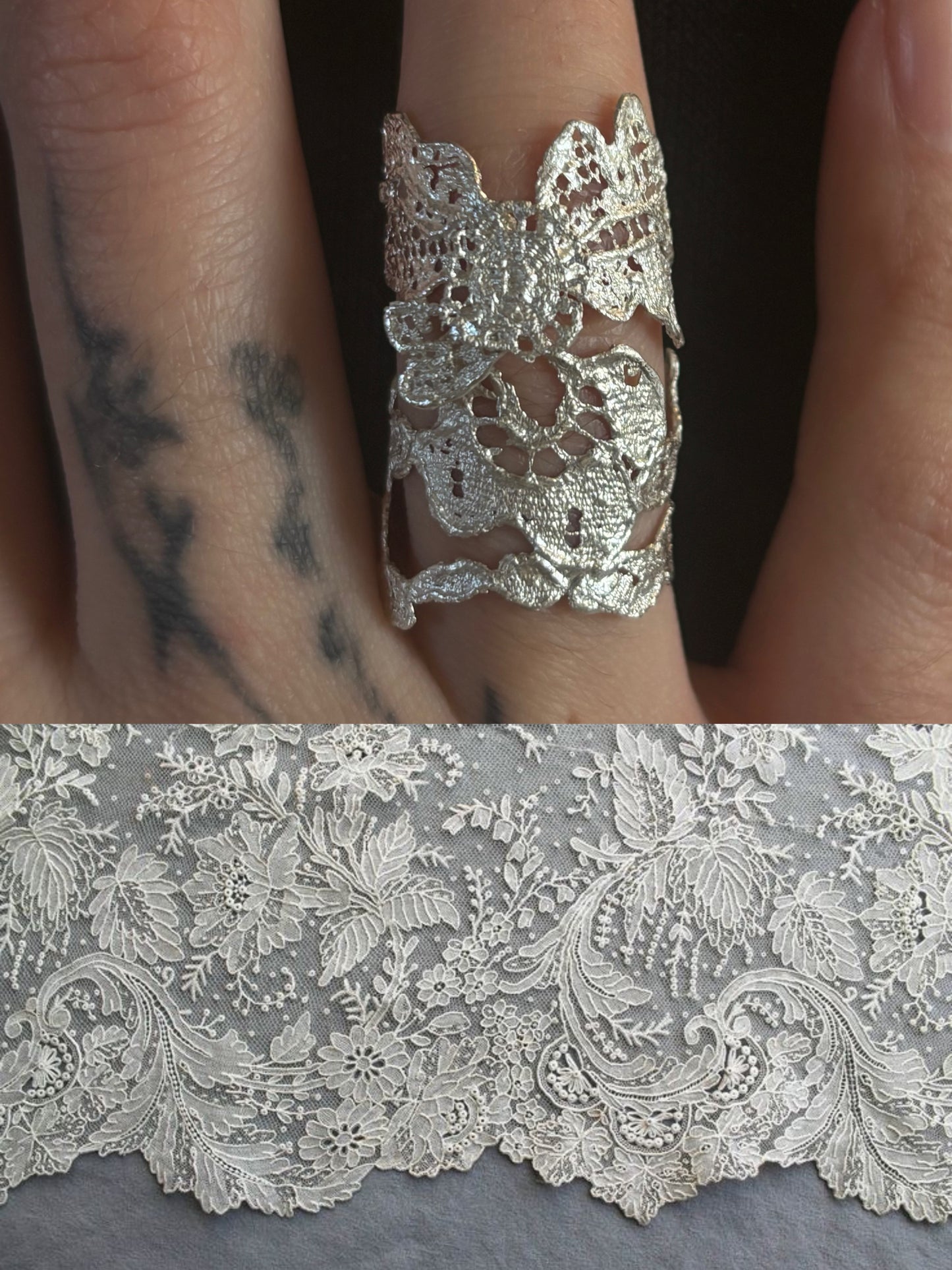 Marigold lace ring