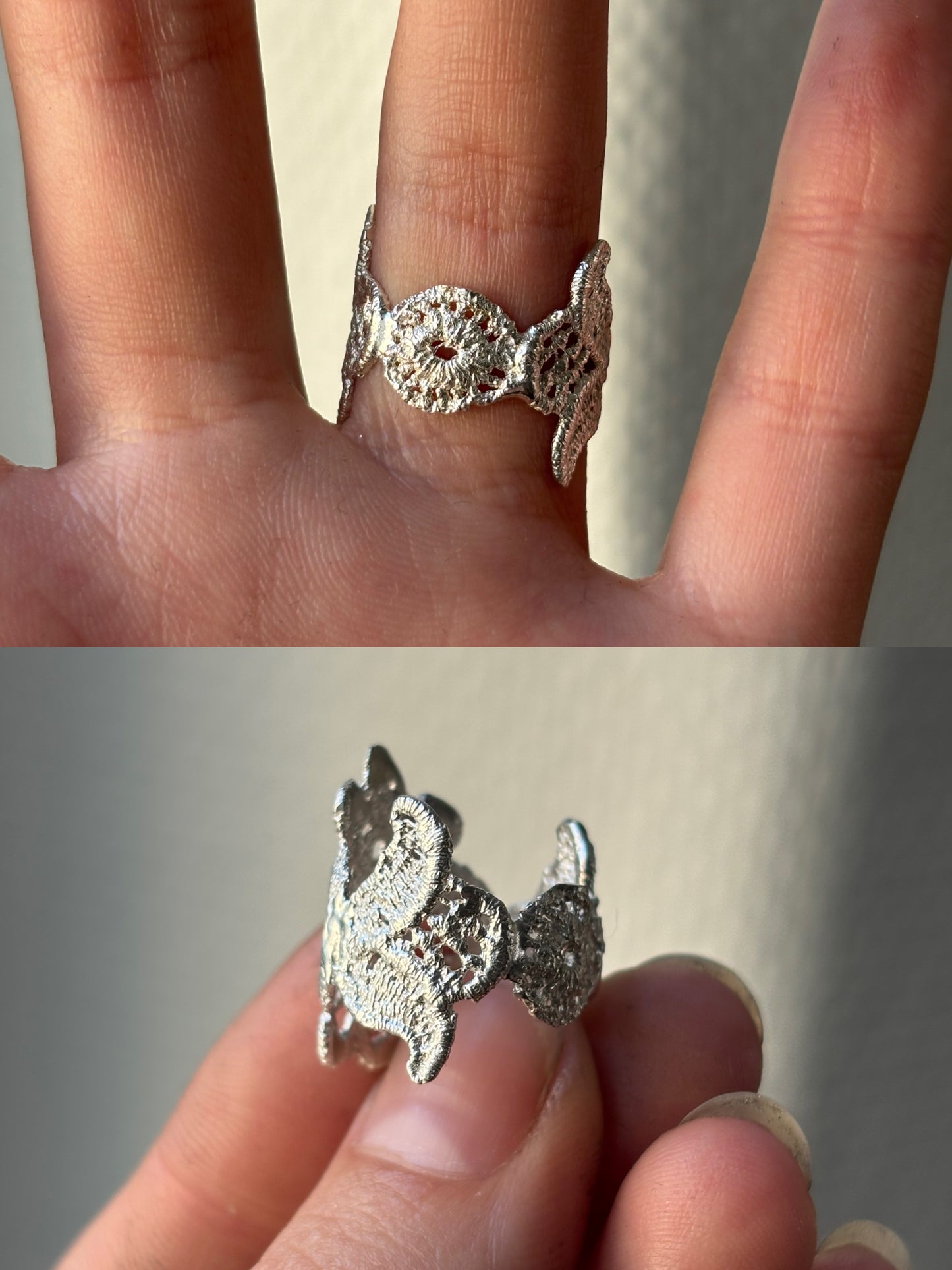 Heather lace ring