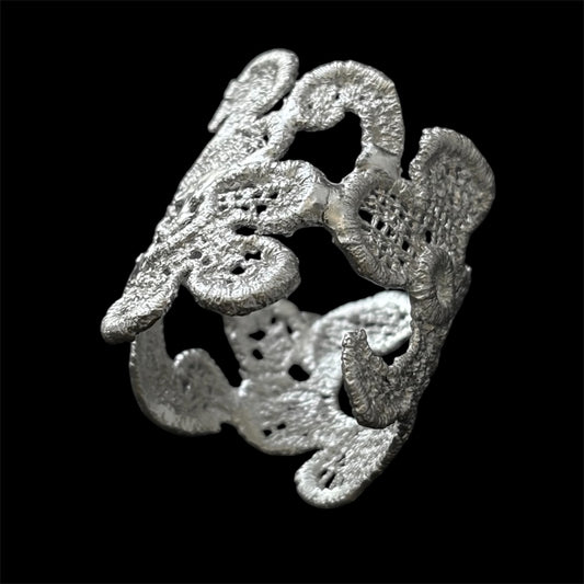 Periwinkle lace ring