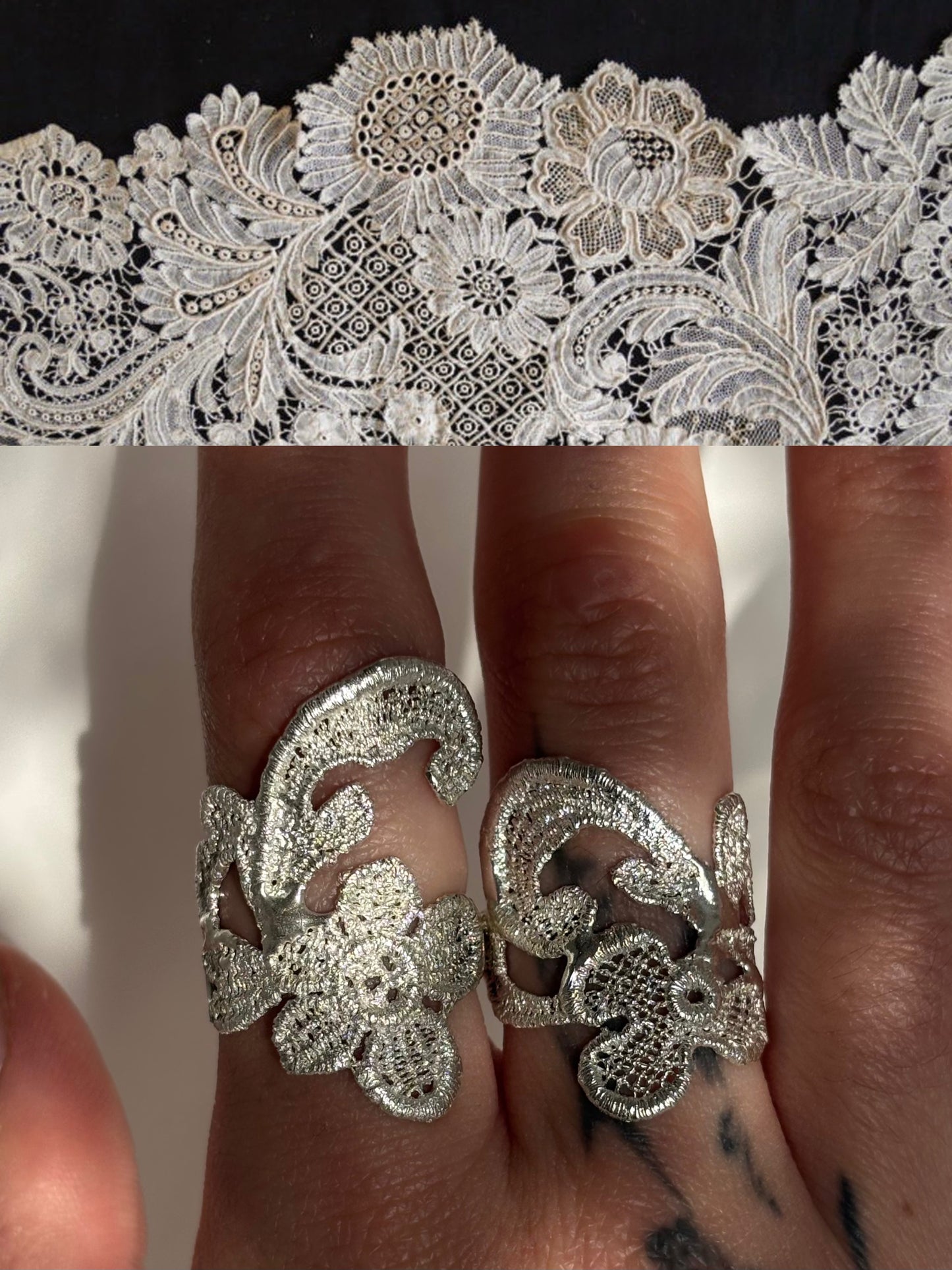 Iris lace ring