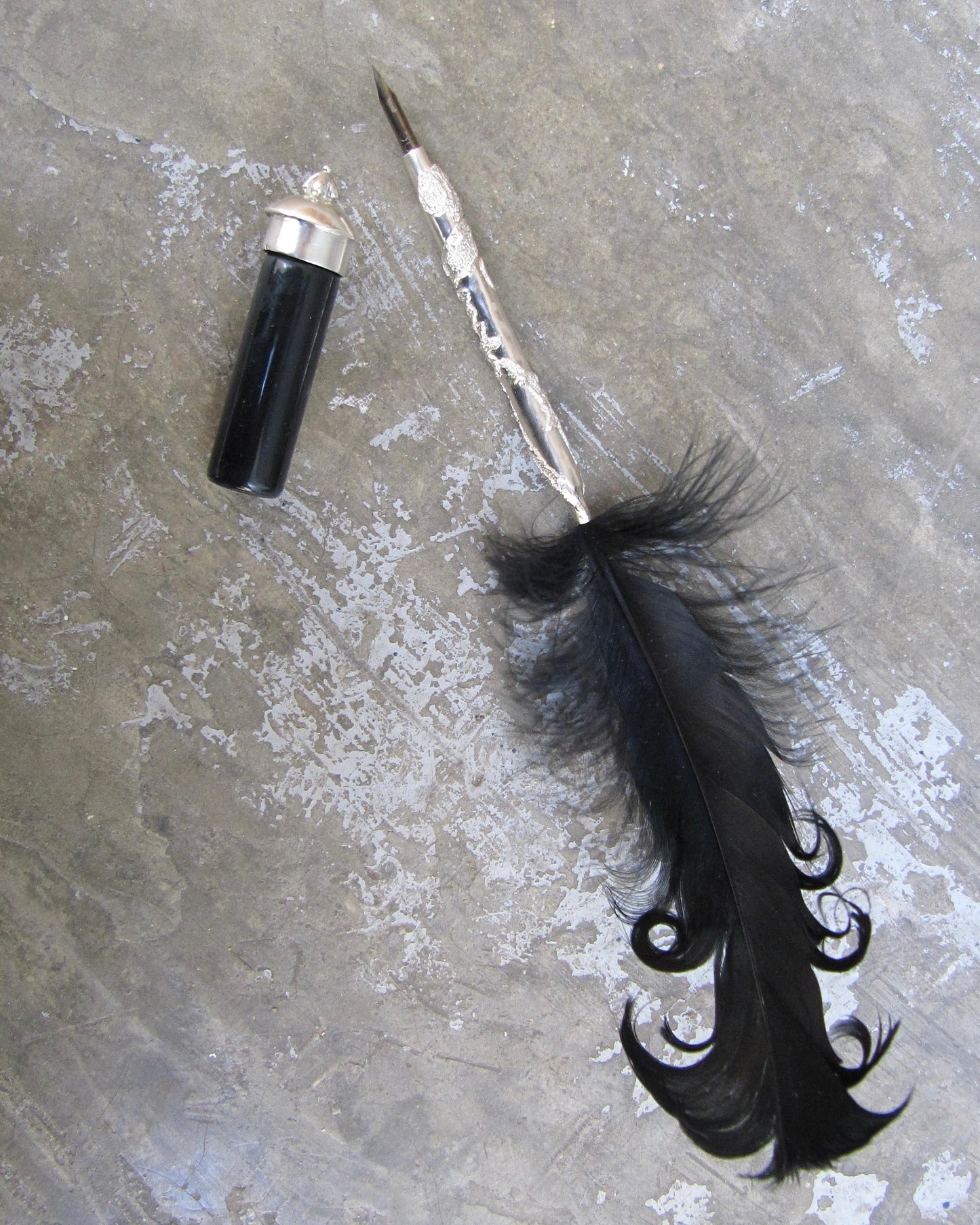 Feather Pen necklace