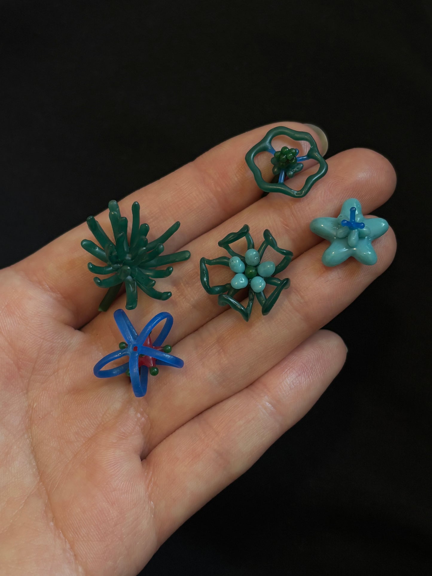 Floral studs 1