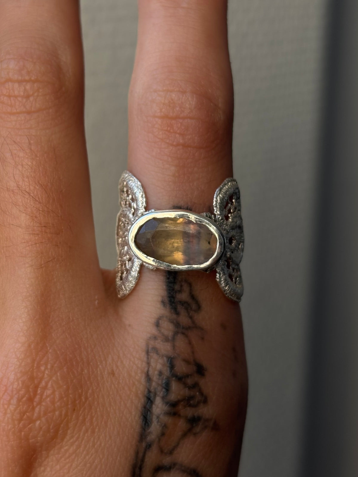Wisteria lace ring