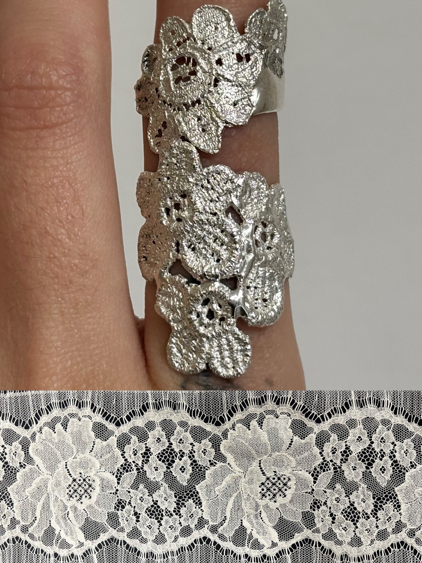 Freesia lace ring