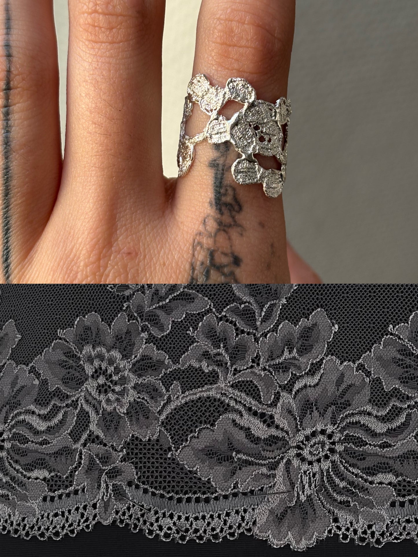 Aster lace ring