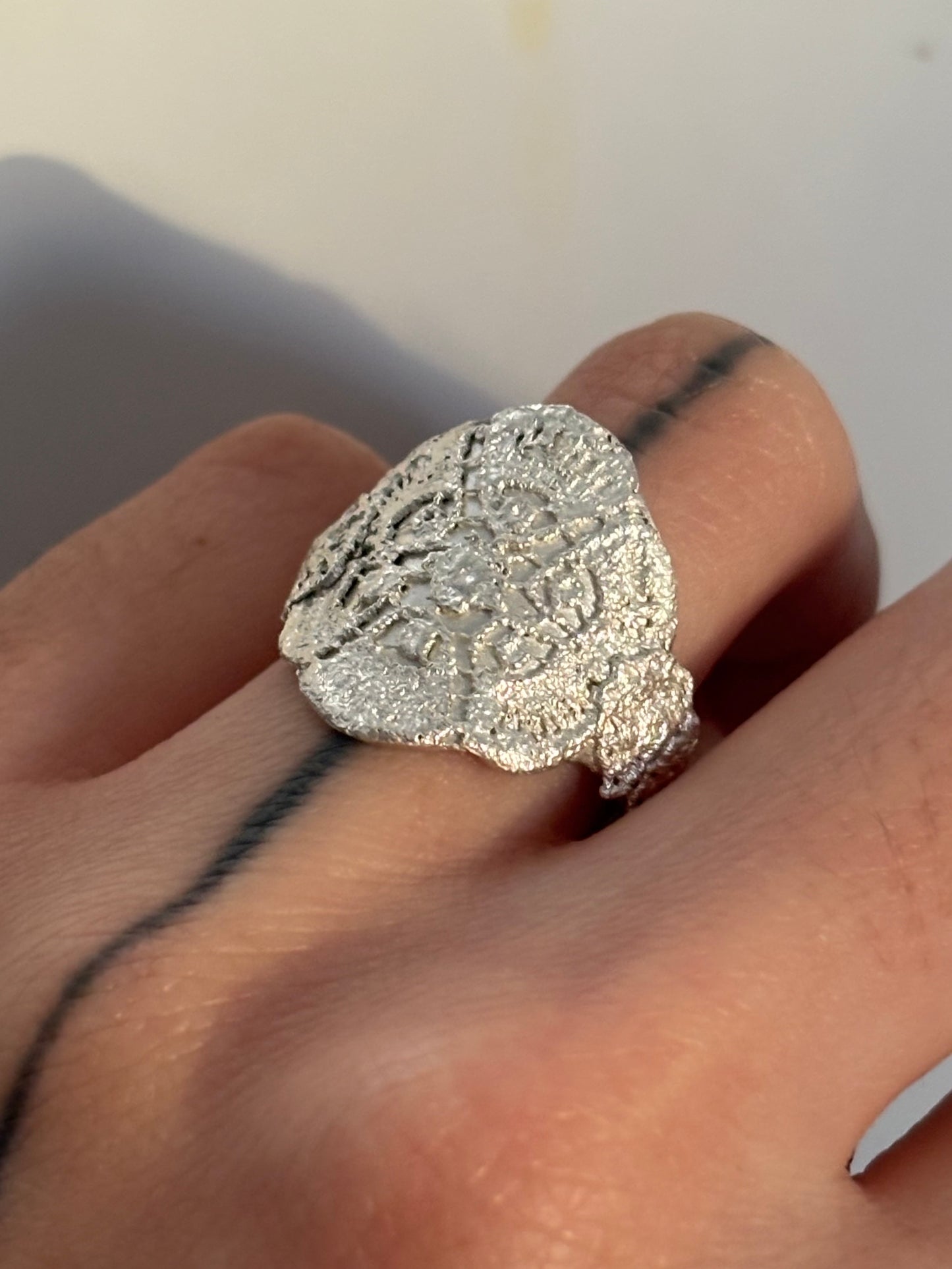 Hydrangea lace ring