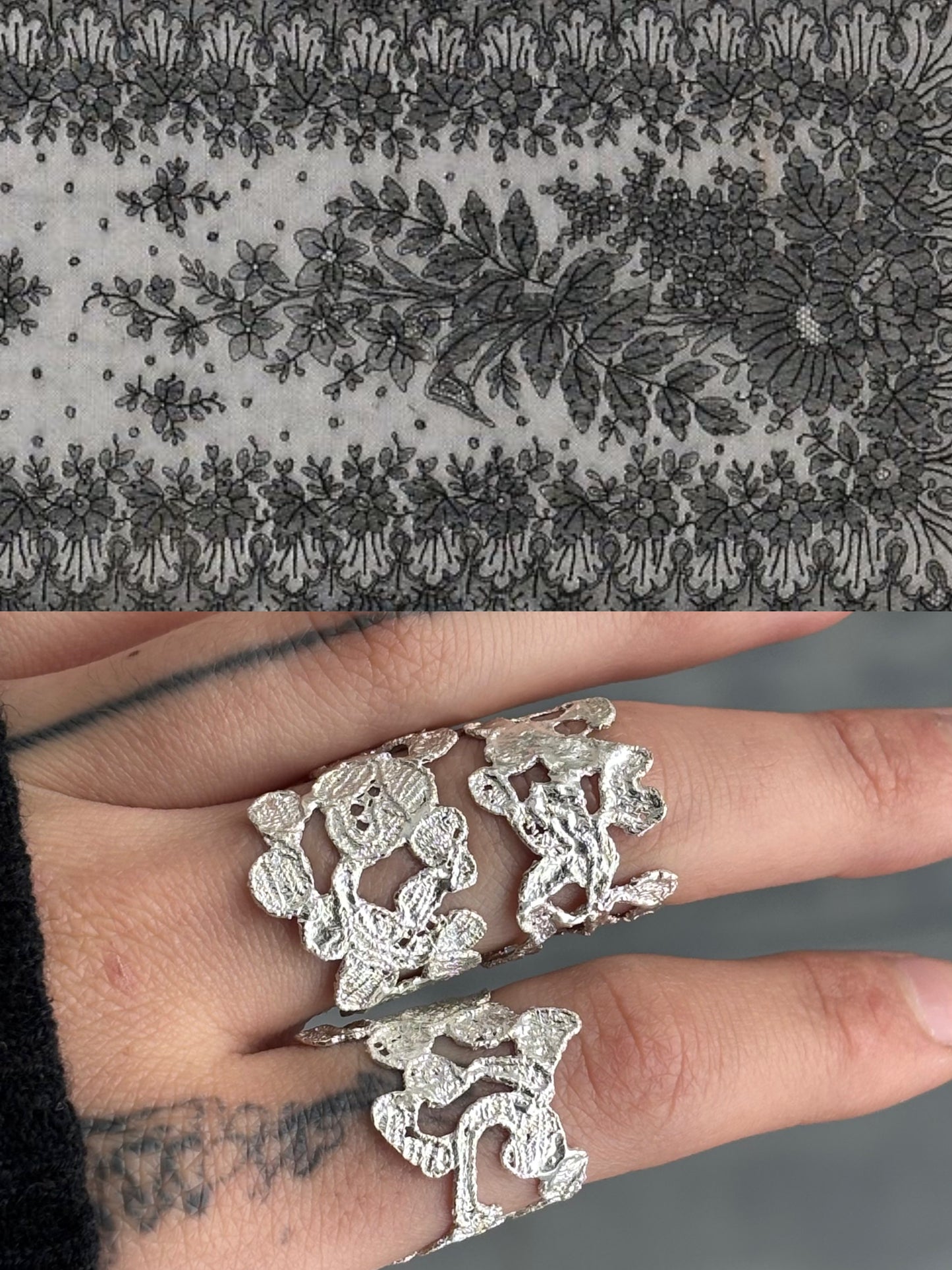 Gladiolus lace ring