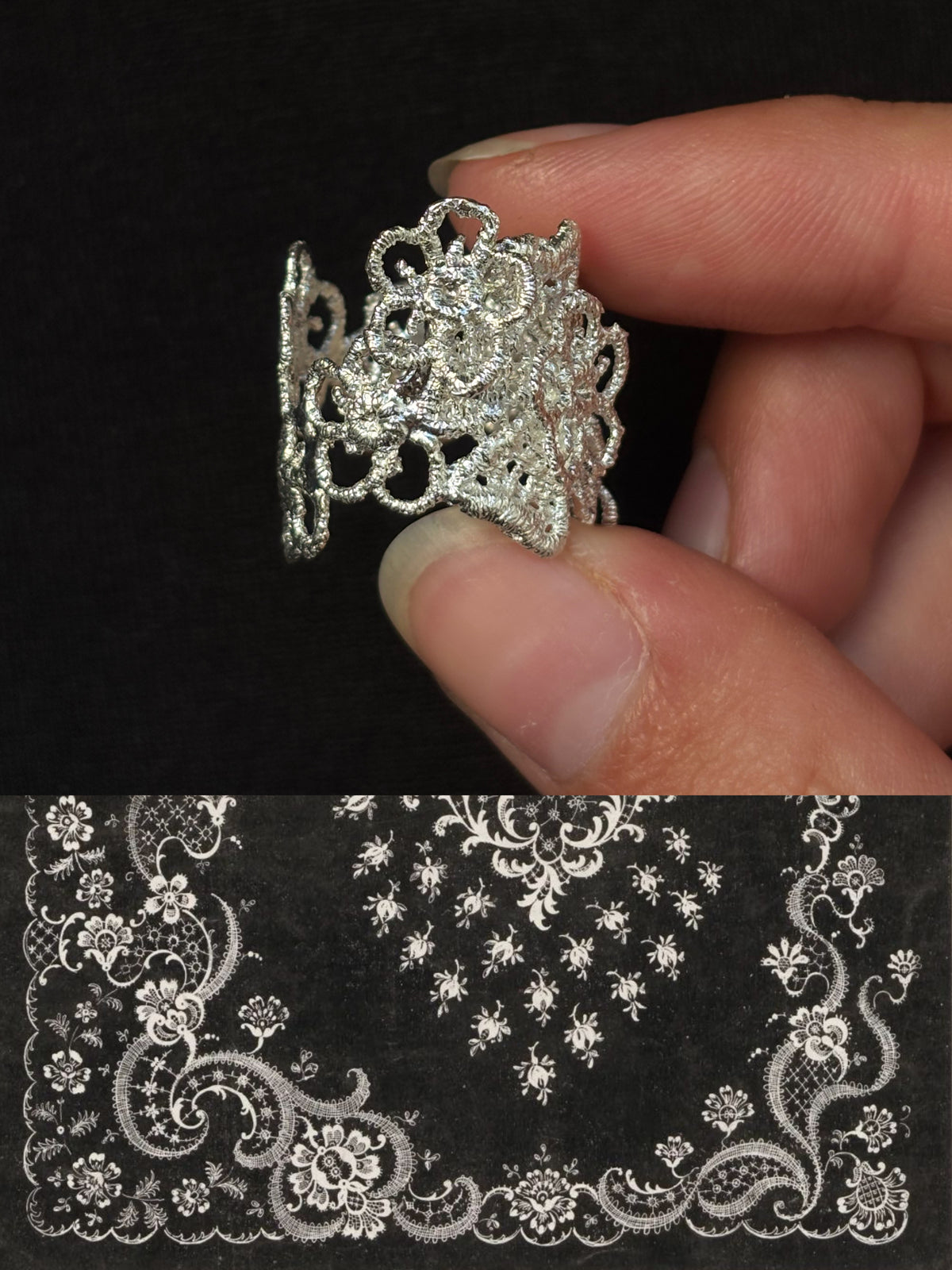 Cosmos lace ring