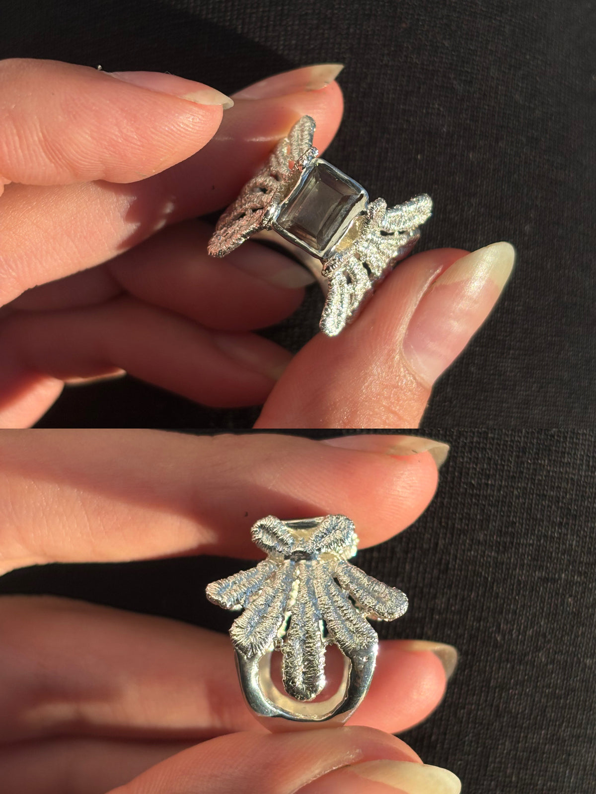 Chamomile lace ring