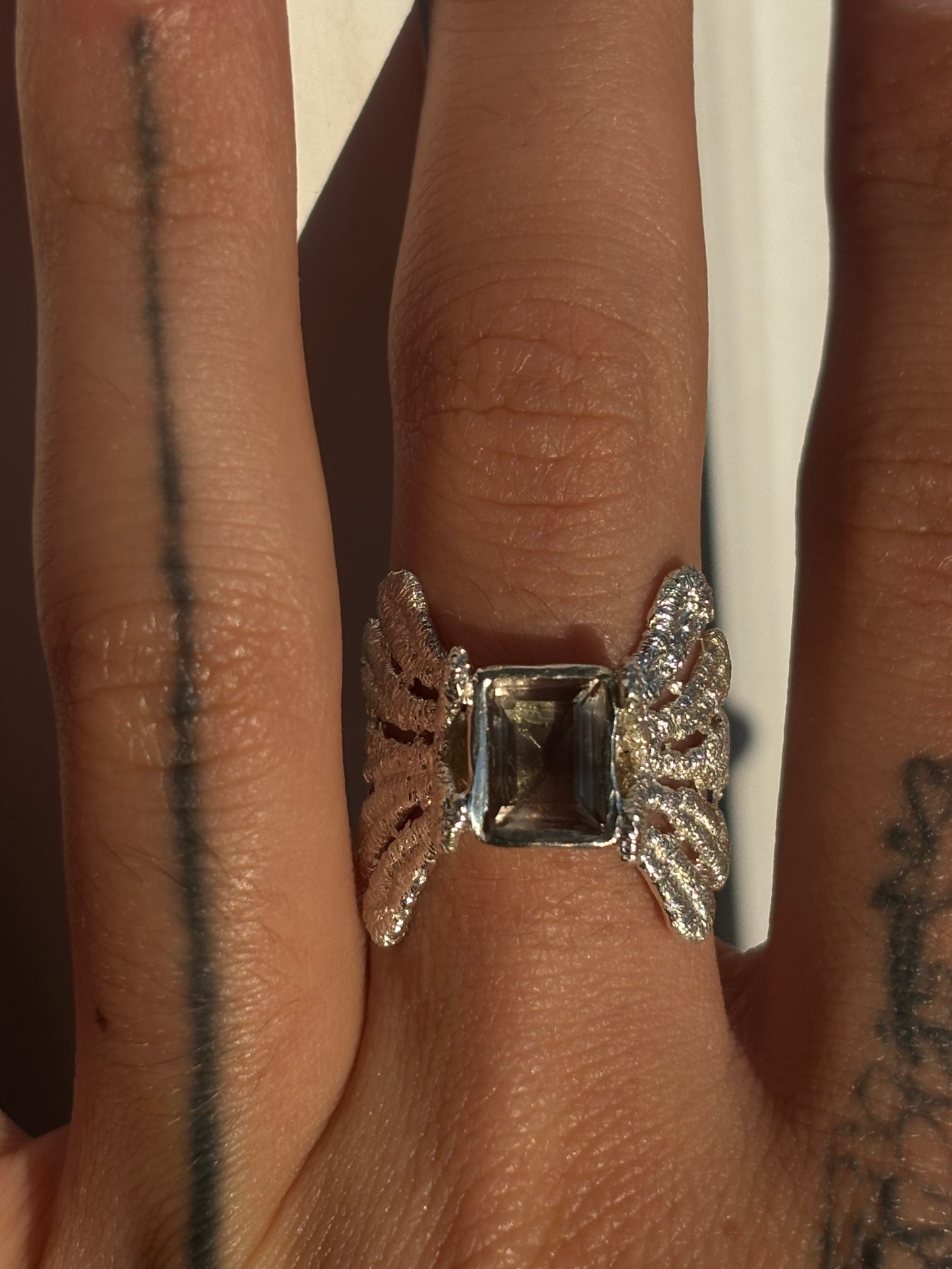 Chamomile lace ring